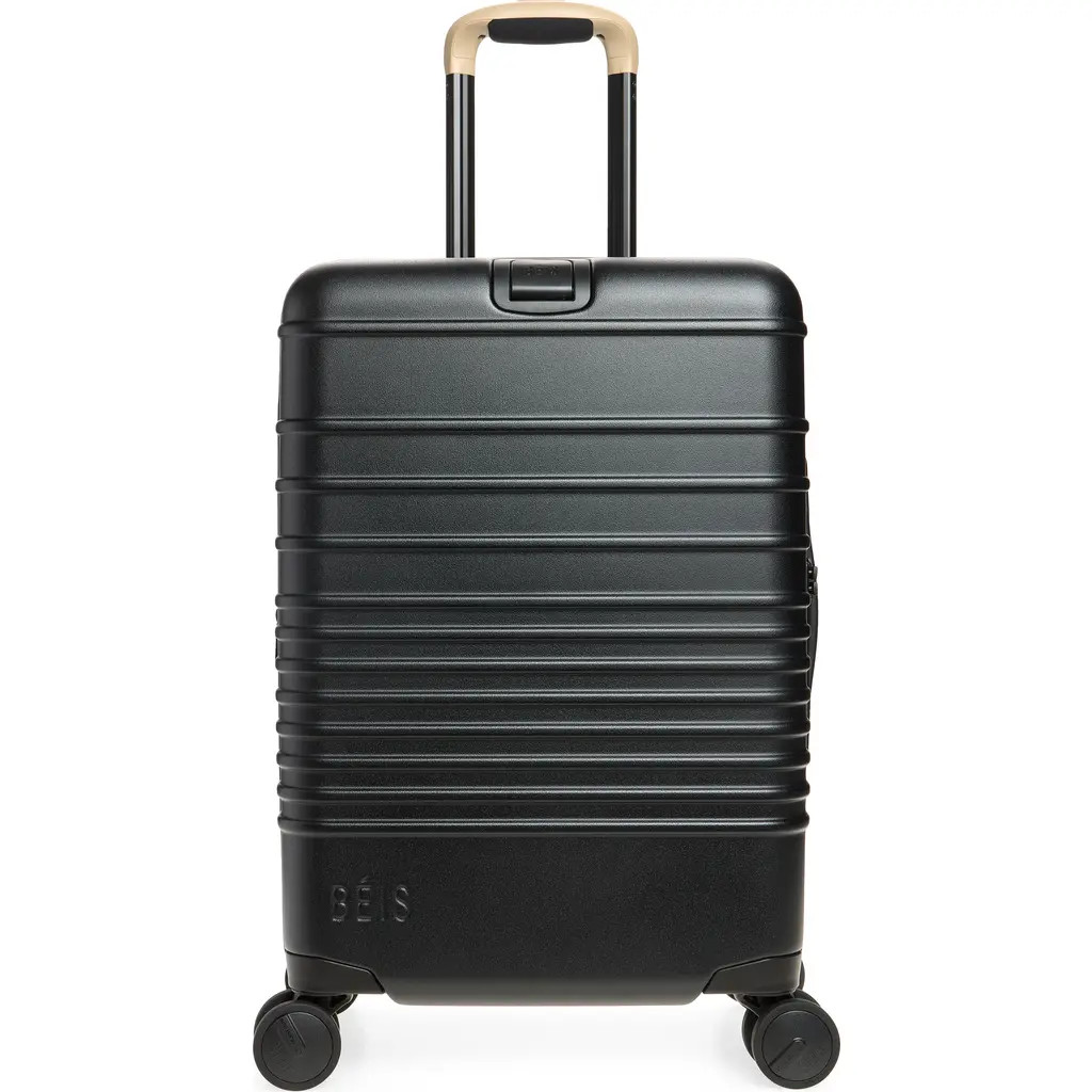 Béis The Carry-On Roller Suitcase in Black at Nordstrom | Nordstrom