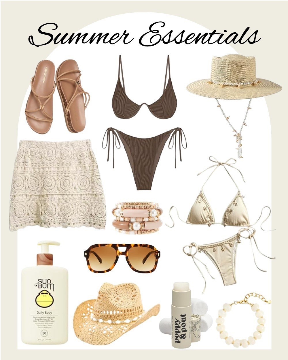 Summer essentials! ✨

Spring outfits, summer outfits, vacation inspo, designer inspo 

#LTKSwim #LTKSeasonal #LTKTravel