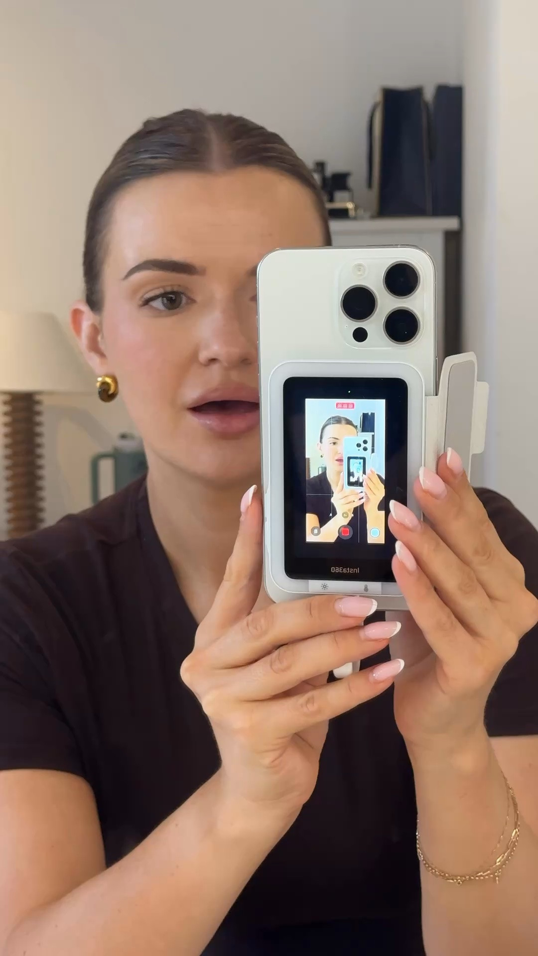 Insta360 phone screen from Amazon - perfect for content creators who want to see what they are doing when filming on the back camera. It’s small, has a cover to protect the screen, touchscreen, plugs in so you don’t have to charge it & has an adjustable selfie light!

#LTKuk #LTKeurope