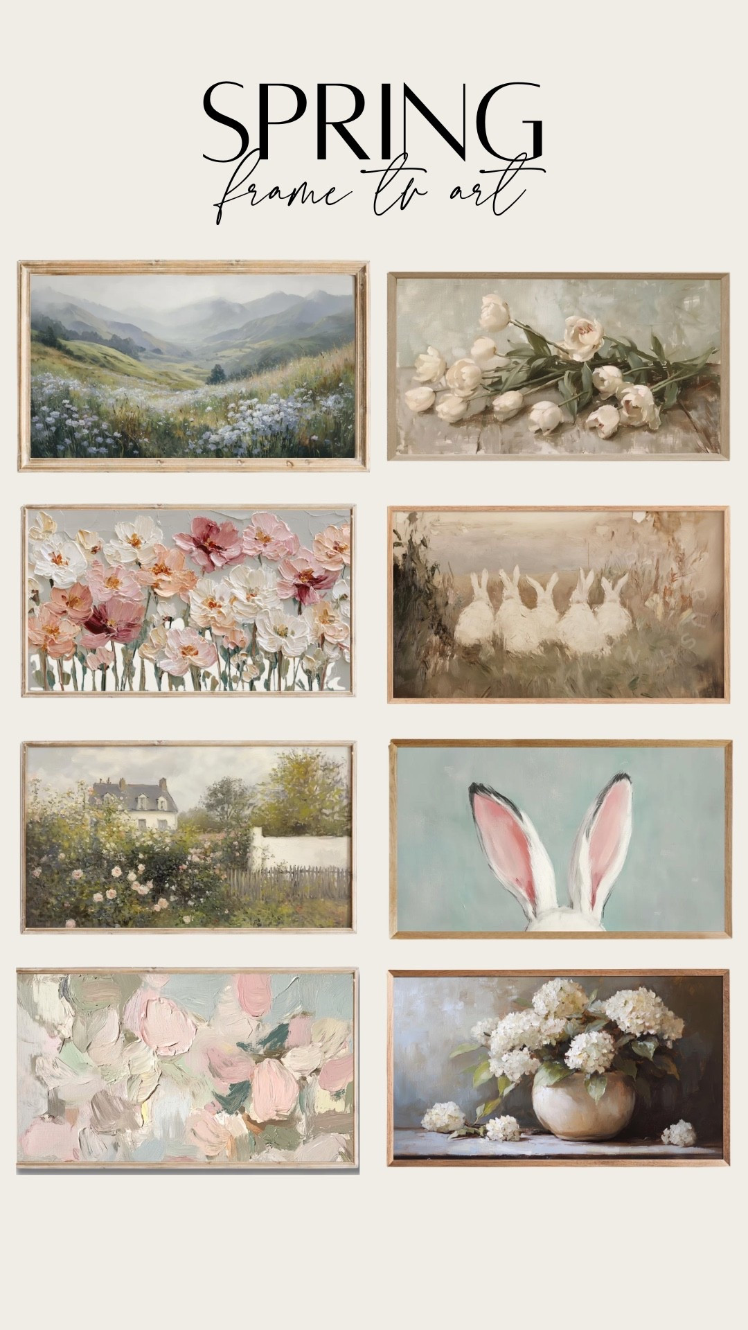 Spring frame tv Art! Easter tv Art, spring home refresh 

#LTKSeasonal #LTKHome