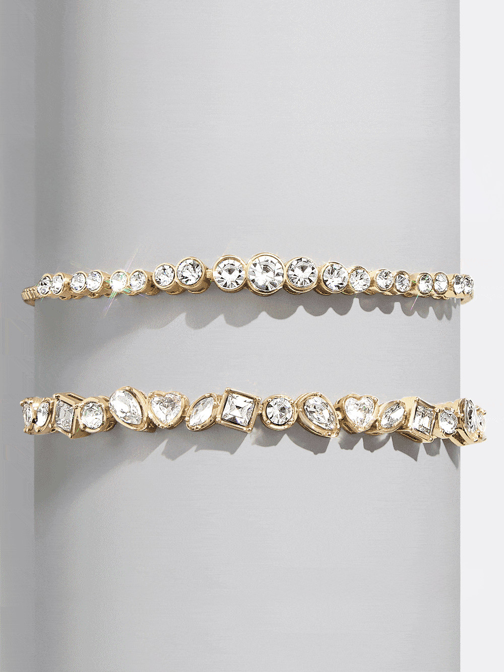 Daphne Pull Tie Bracelet - Graduated Round Stone | BaubleBar (US)
