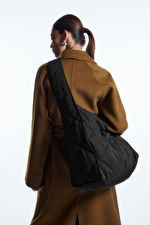OVERSIZED DIAMOND-QUILTED BAG - BLACK - COS | COS UK