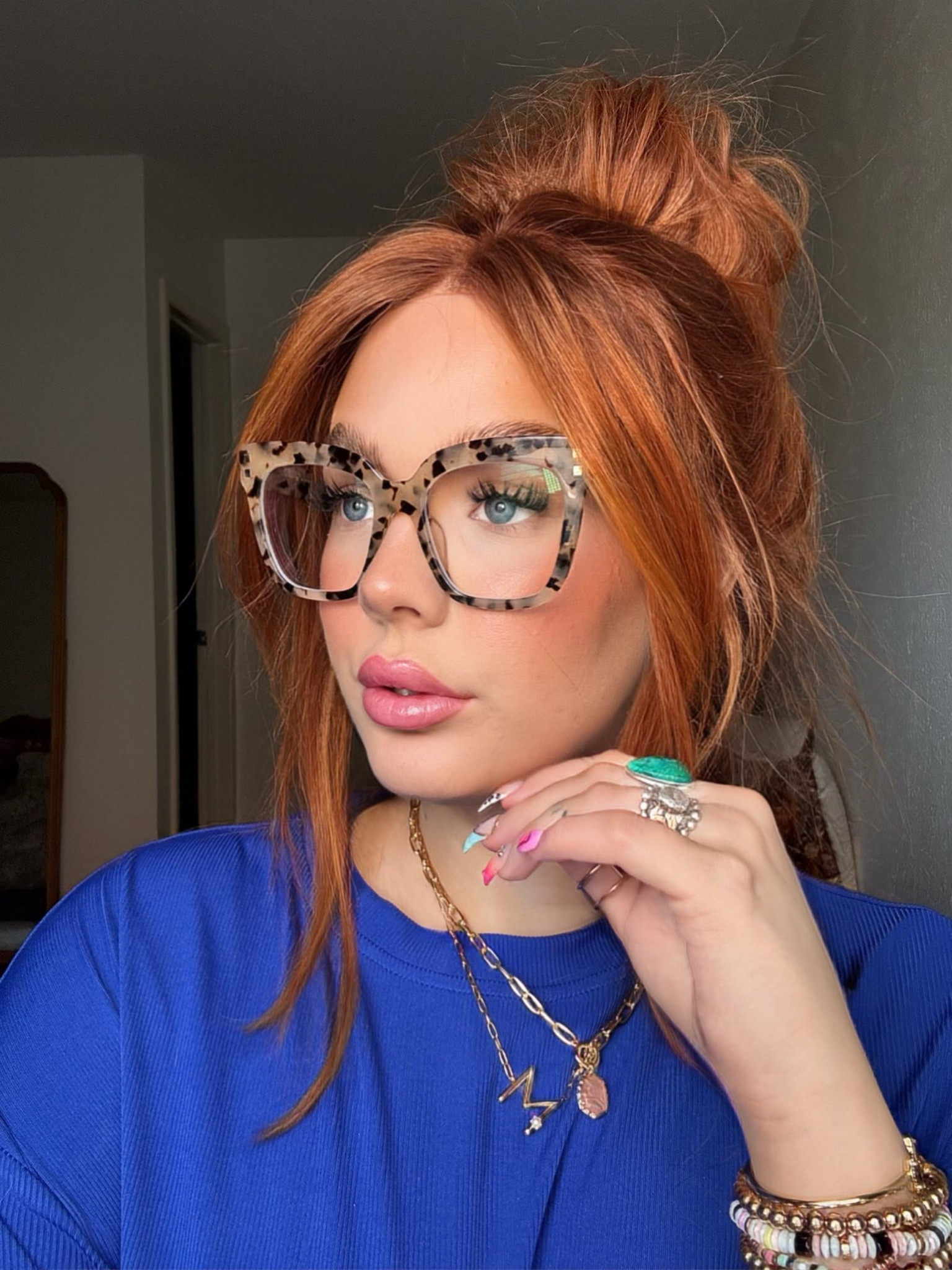 Makeup routine 🧡⚡️💙