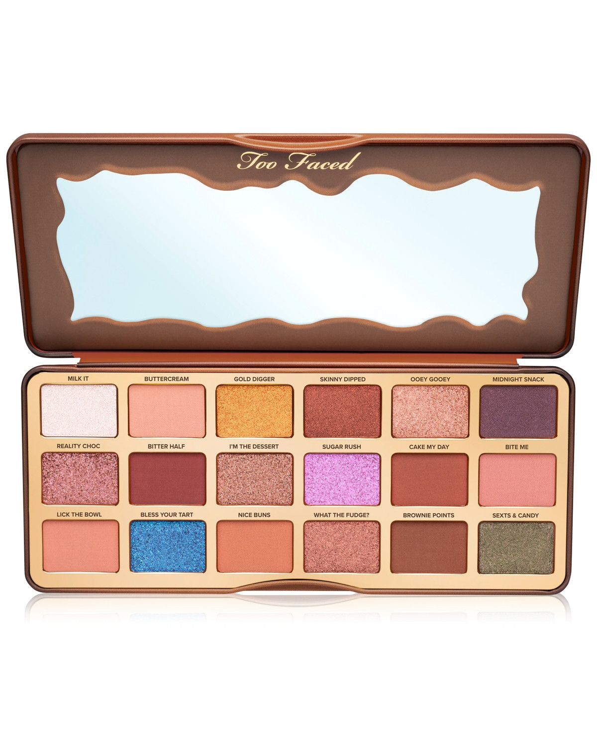 Too Faced Better Than Chocolate Cocoa-Infused Eye Shadow Palette - Chocolate | Macy's