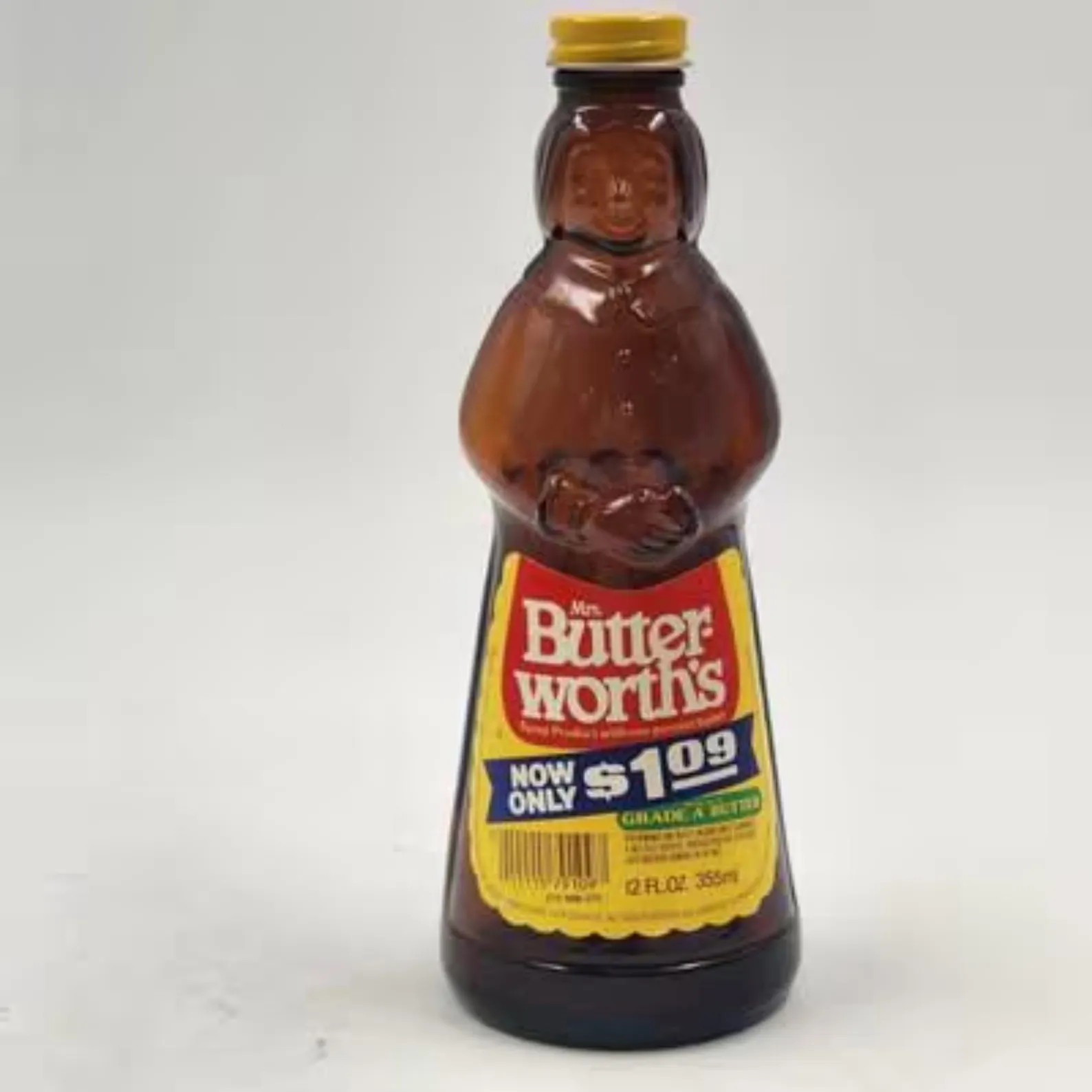 Mrs Butter-worth's Syrup 12 Oz Amber Glass Bottle 8.5" 1983 Vtg Apron Label Lid - Etsy | Etsy (Global)