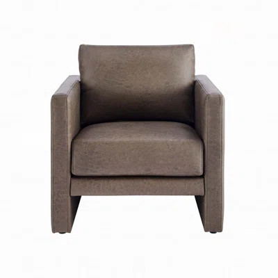 Faux Leather Accent Chair | Wayfair North America