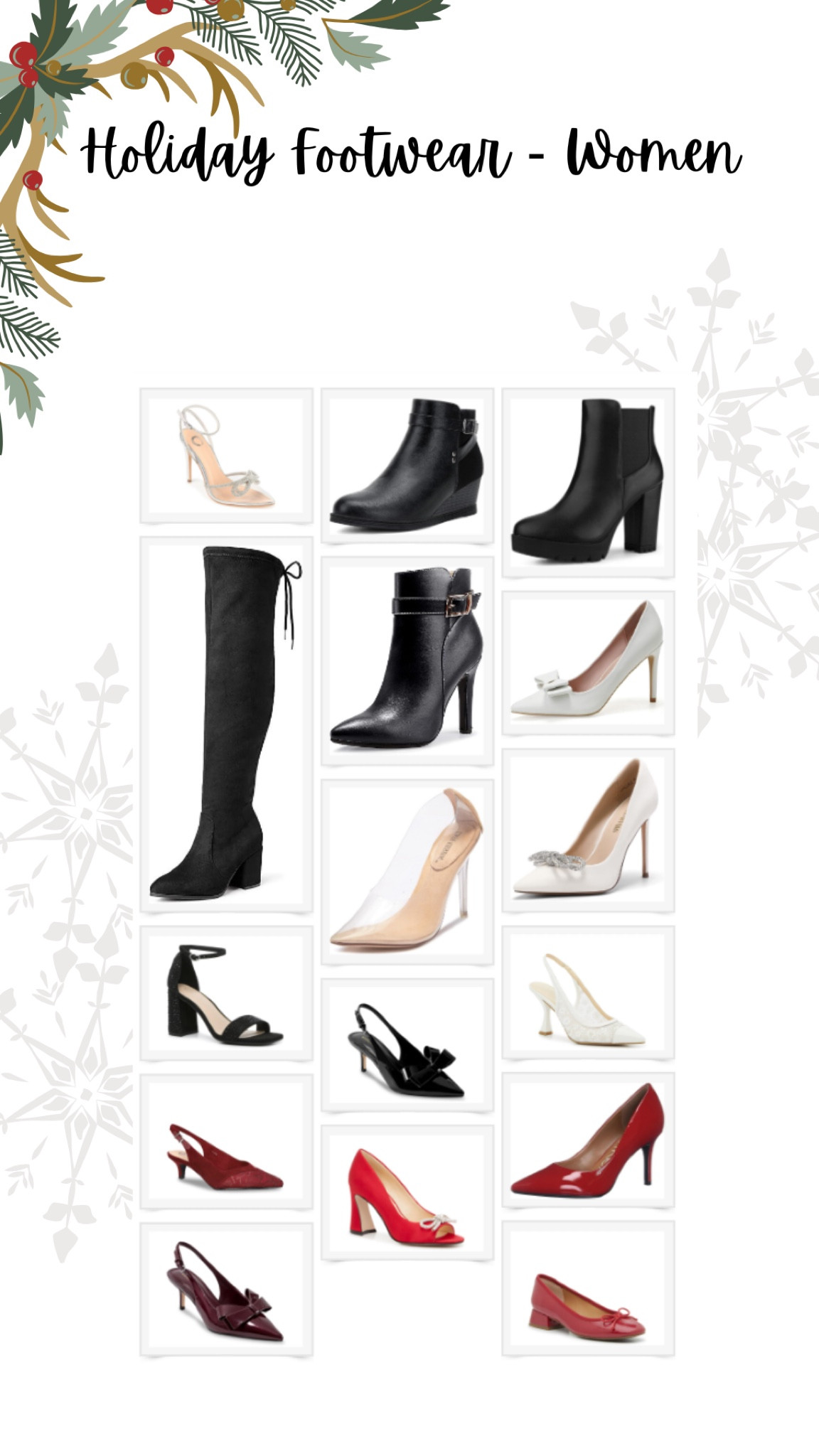 Holiday Footwear- Womenn's