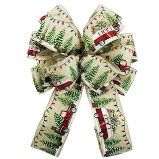 20.5" Holiday Vehicle Christmas Décor Bow by Celebrate It® | Michaels Stores