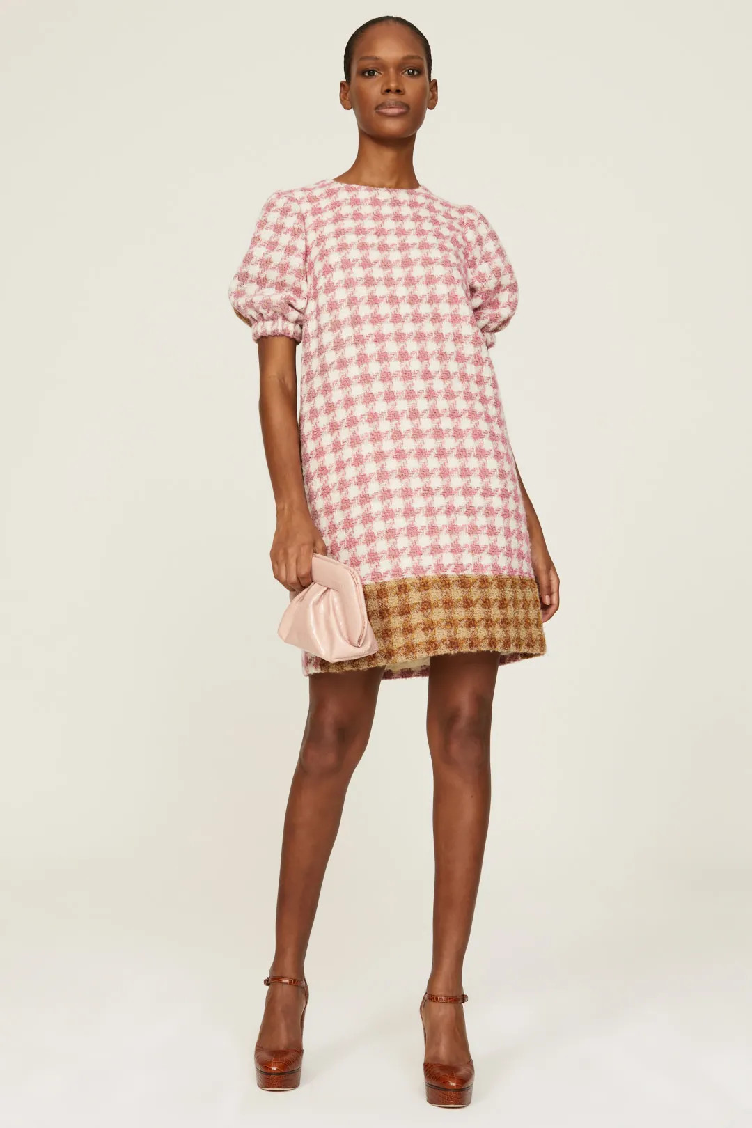 Houndstooth Mini Dress | Rent the Runway