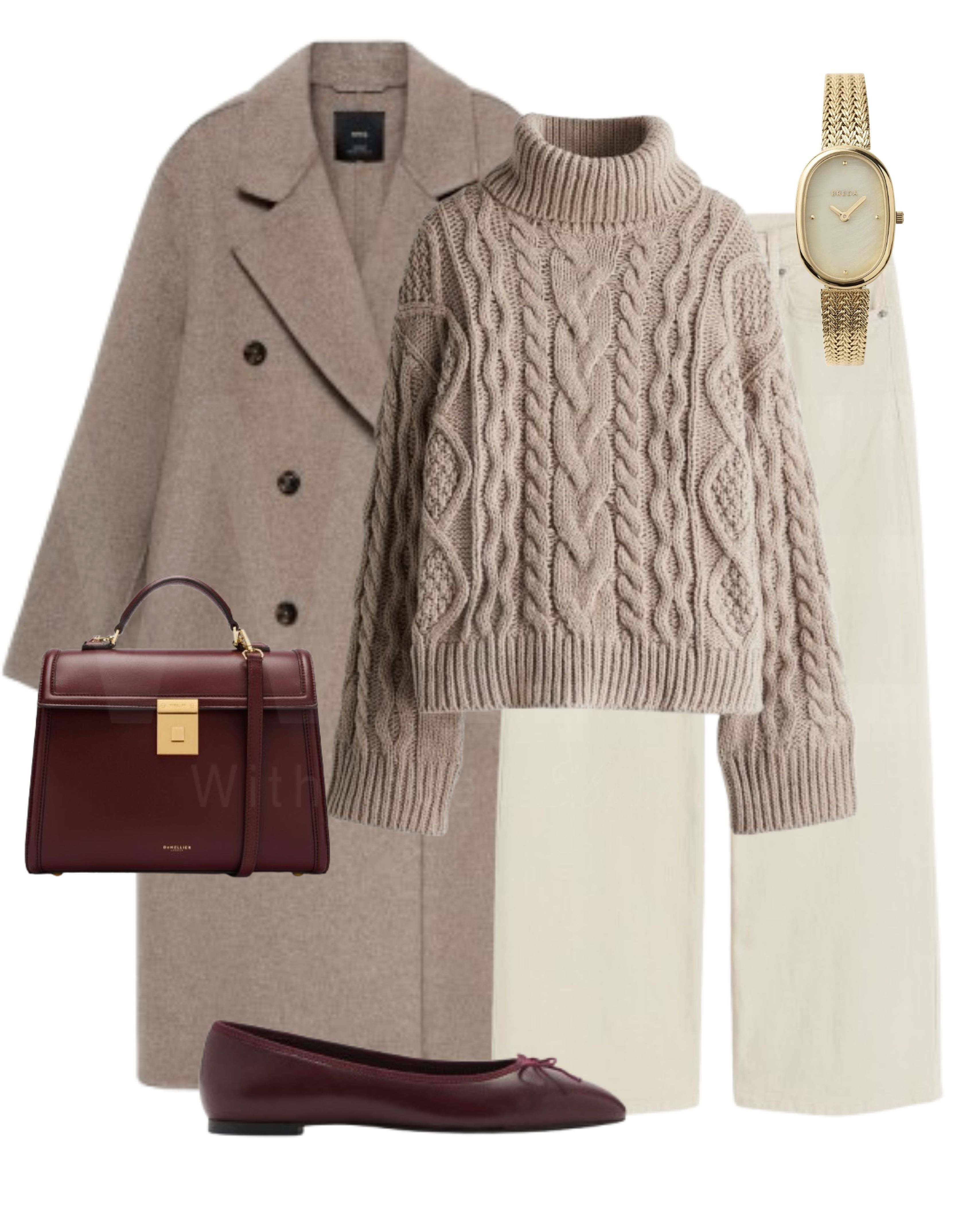 Beige cable knit jumper for the winter 







burgundy flats, burgundy ballet flat, burgundy bag, beige coat, beige wool coat, neutral long wool coat, white jeans  

 

#LTKwinter #LTKstyletip #LTKshoes