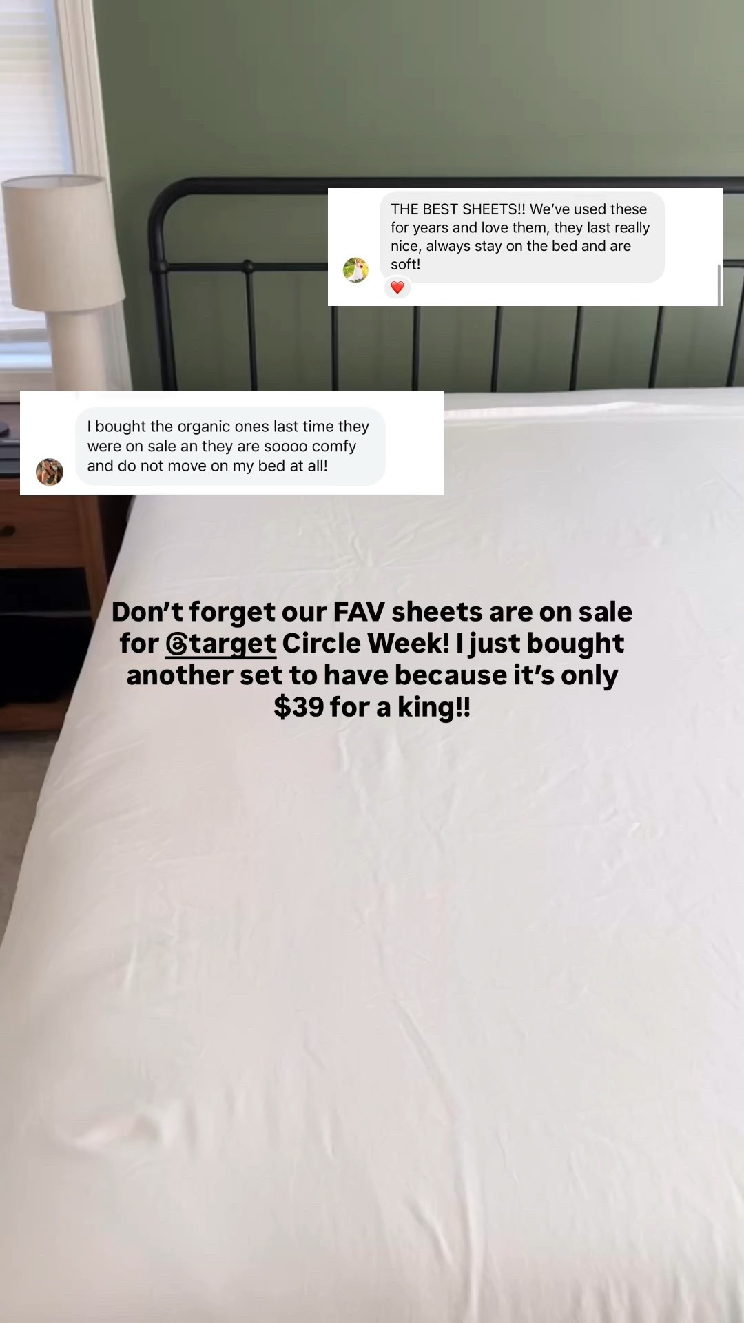 Our FAV sheets are 40% off for Target Circle Week!!! 

#LTKHome #LTKFindsUnder50 #LTKSaleAlert