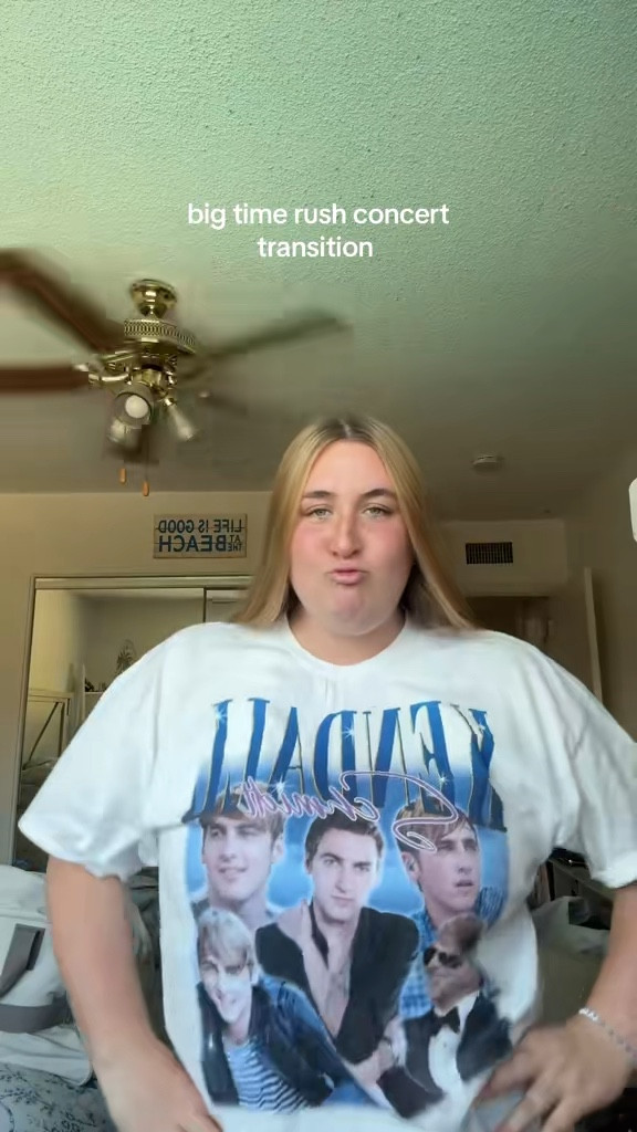 Big Time Rush Concert shirt! I linked the one I got for Kendall. I got it in the color white and as a 2XL for an oversized fit! Love it!! I always get compliments on it at every concert! 

#LTKStyleTip #LTKParties #LTKFindsUnder50