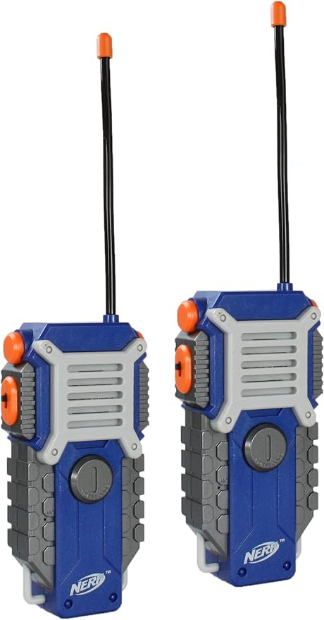 Nerf Walkie Talkie for Kids Fun at The Touch of A Button, Set of 2, 1000' Range by Sakar, Rugged ... | Amazon (US)