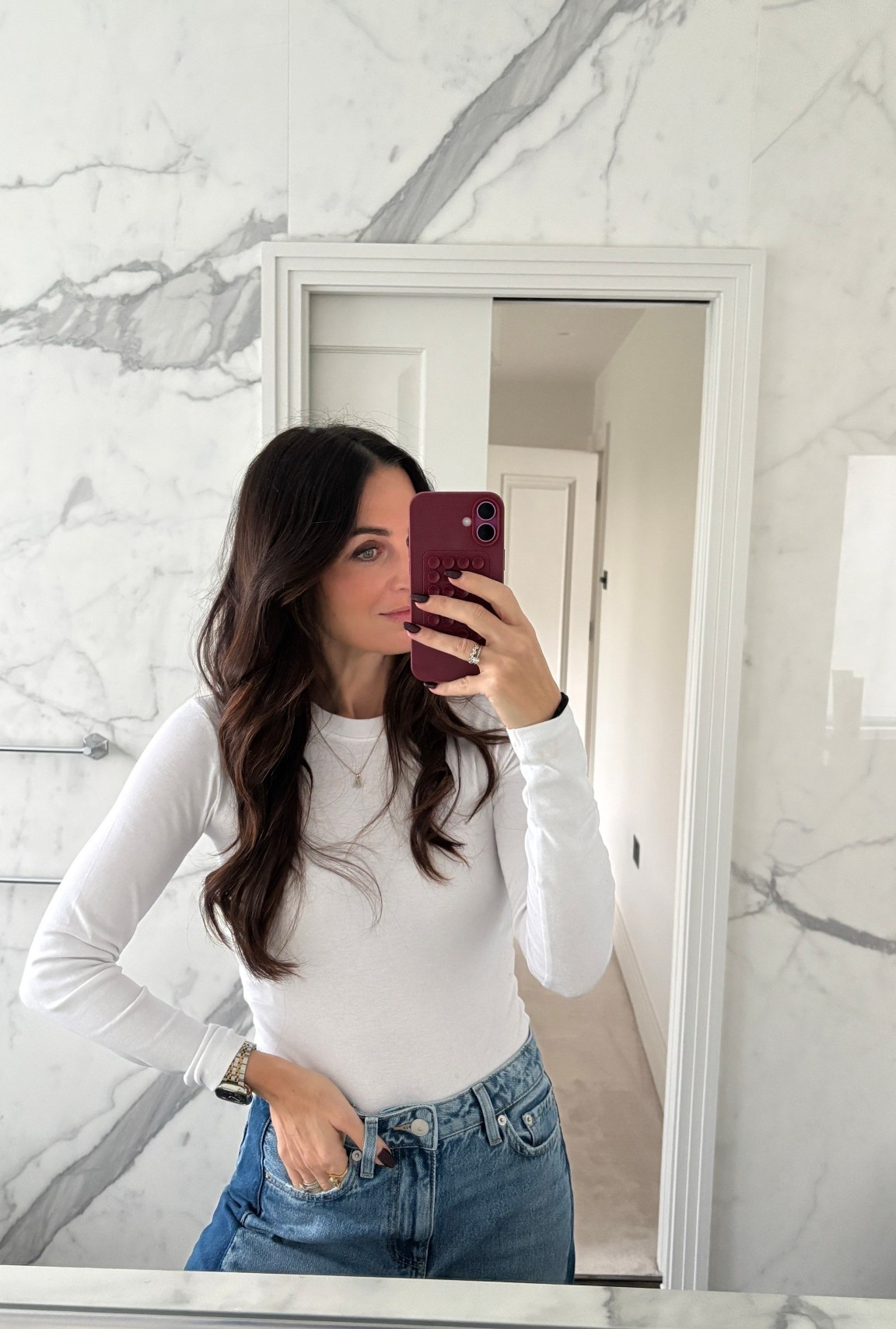 Simple basics sometimes make the best outfits 

I’m wearing medium in the top and sized down to an 8 in the jeans 

#LTKuk #LTKjeans #LTKeurope