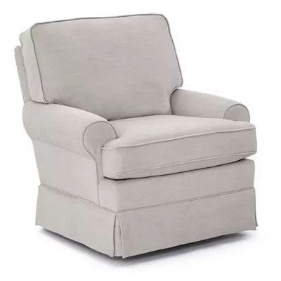Best Chairs® Quinn Swivel Glider in Light Dove | Bed Bath & Beyond