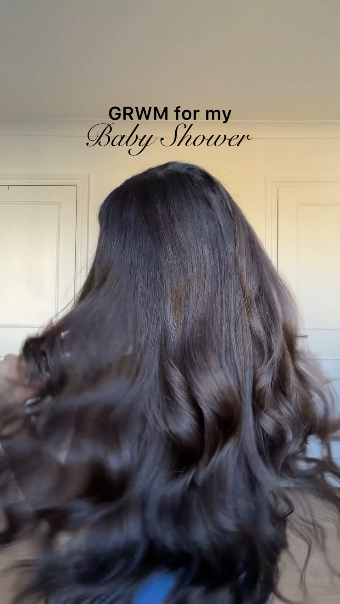 Get ready with me for my Baby Shower 🩵 I used the Ghd soft curl tong for loose waves. Remember to use curl hold spray to help make them last! 

#LTKBeauty
