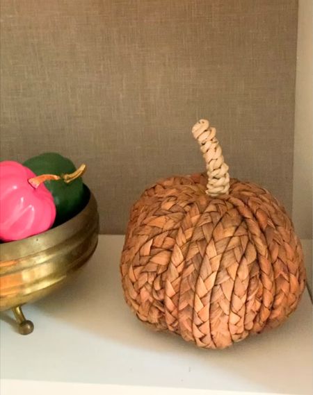 Rattan Pumpkin from Target ✨ great for bringing texture to a shelf or a table centerpiece. 

#LTKSeasonal #LTKunder50 #LTKhome