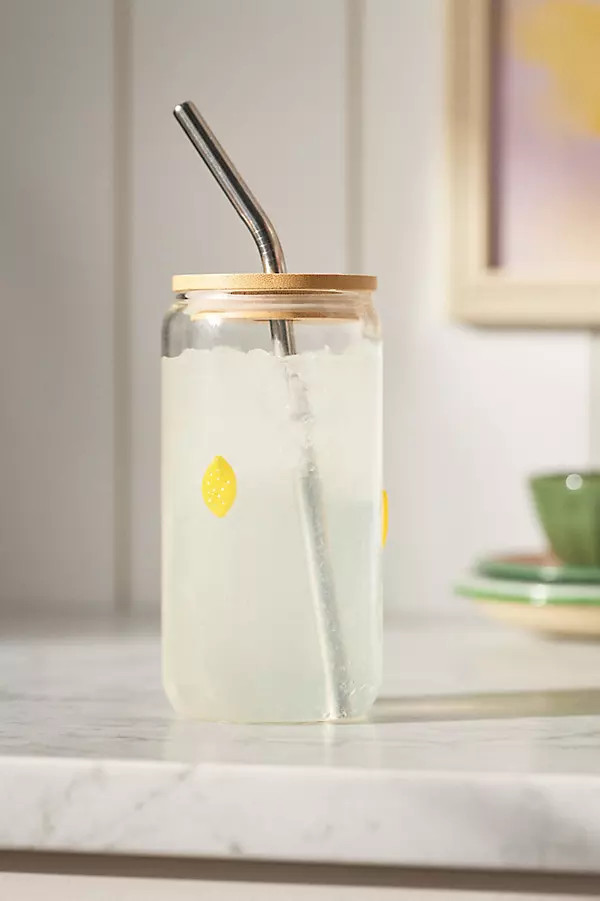 Icon Juice Glass Tumbler with Lid | Anthropologie (US)