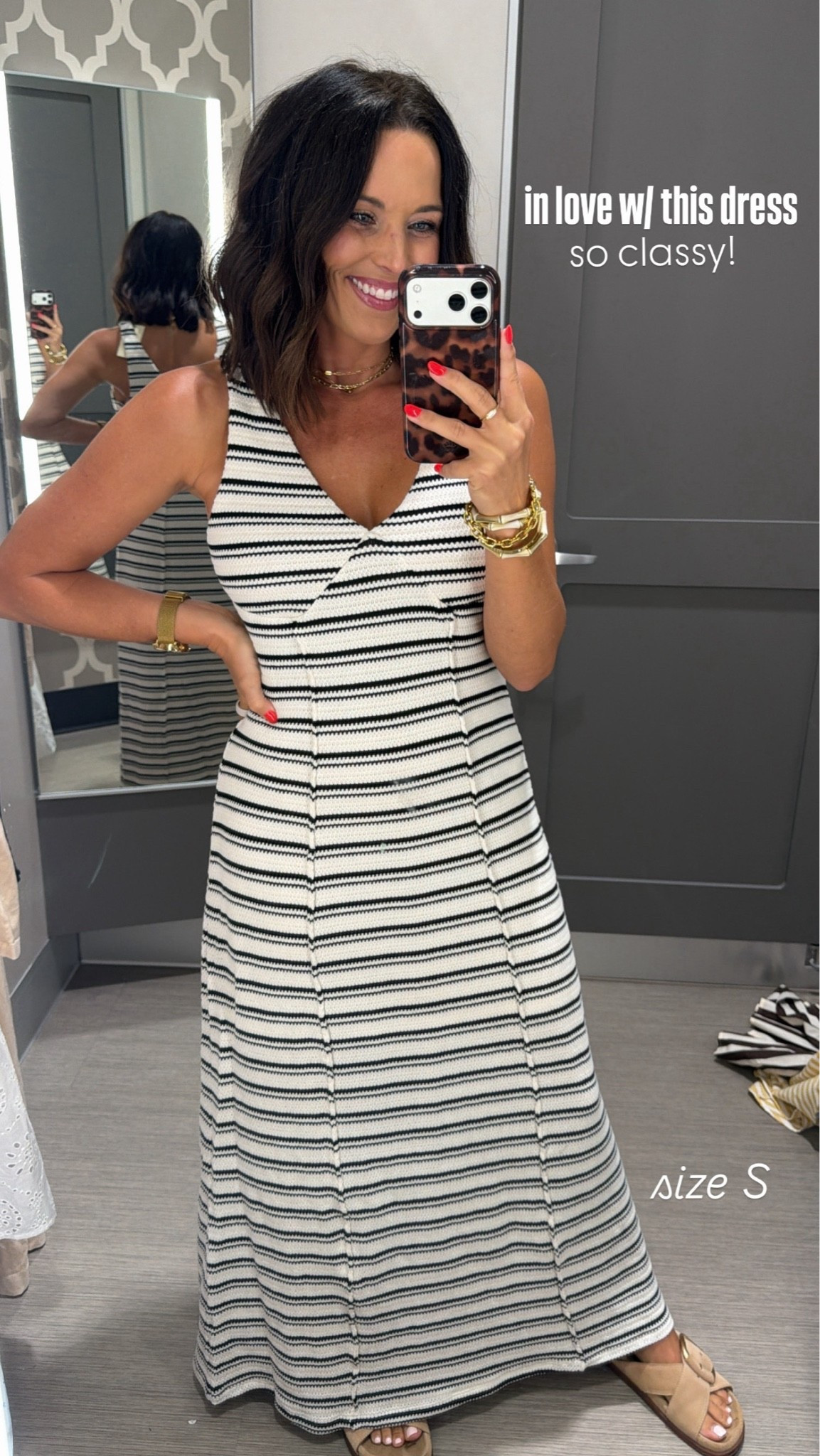 I love a good black and white moment, and this one is so easy to wear. Throw it on with sandals, a denim jacket, or even sneakers and you’re good to go.

The fit is flattering, the stripes are classic, and it looks way more expensive than it is.

Size XS
5’3 for reference

#targetstyle #targetfinds #summerdress #stripeddress #targetfashion #affordablefashion #everydaystyle #summeroutfit #ltkstyle #targetnewarrivals
