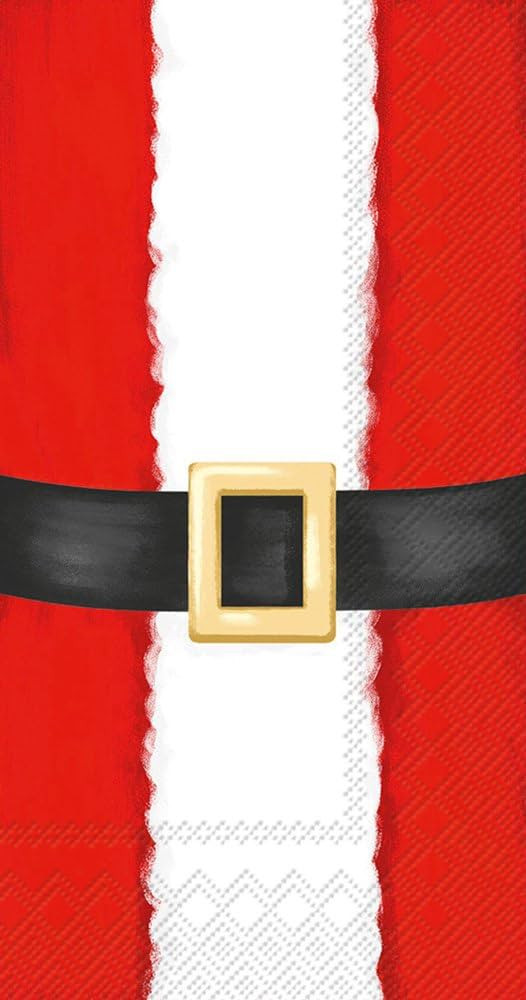 IHR Ideal Home Range Dinner Napkins Disposable 3-Ply Paper Hand Towels, 8.5" x 4.5", Santa Suit, ... | Amazon (US)