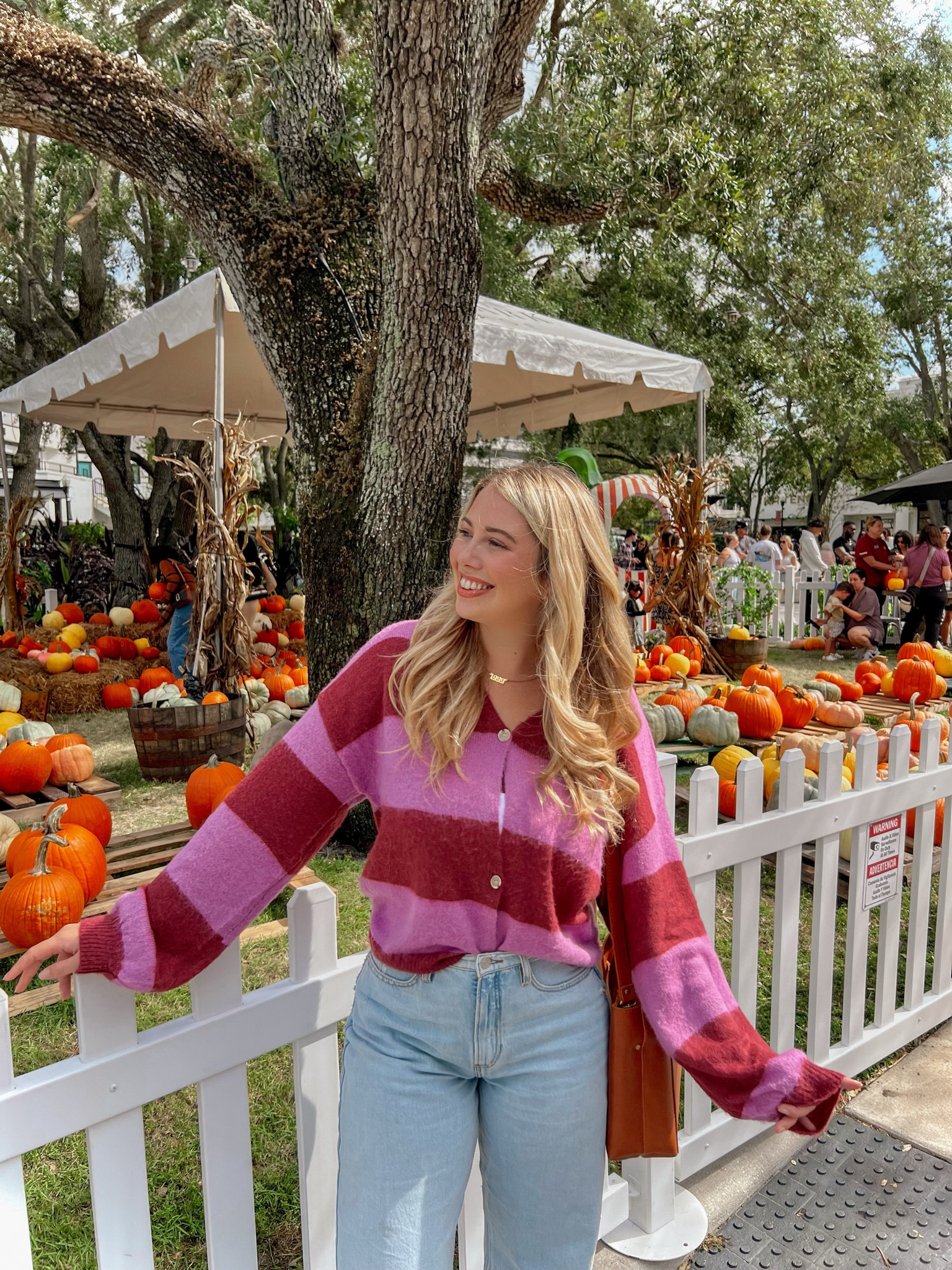 Made it past the hurricanes, so now I can finally enjoy fall 🍁🎀☕️ 
…(as much as I can in Florida)

#fallstyle #fallvibes #pumpkinpatch #falloutfit #fallsweater #sweaterseason #peppermayo #fallfit #fallfashion #floridafall #floridalife #florida #tampa #tampablogger #falloutfits #pinksweater 

#LTKSeasonal