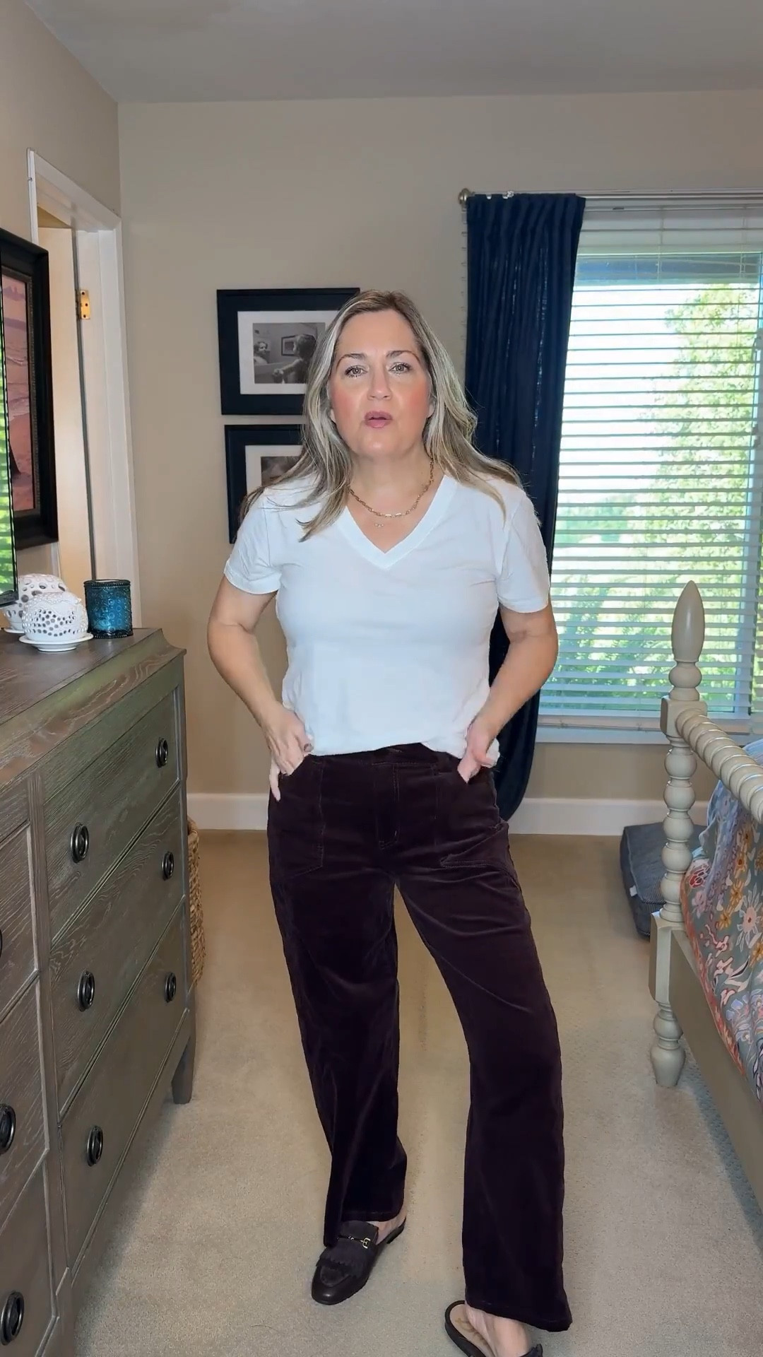 Quite a few of you have been loving these corduroys as much as I have. They are currently on clearance so they are so affordable. I love the comfort of them and they look great styled lots of different ways. 

#LTKootd #LTKSaleAlert #LTKOver40