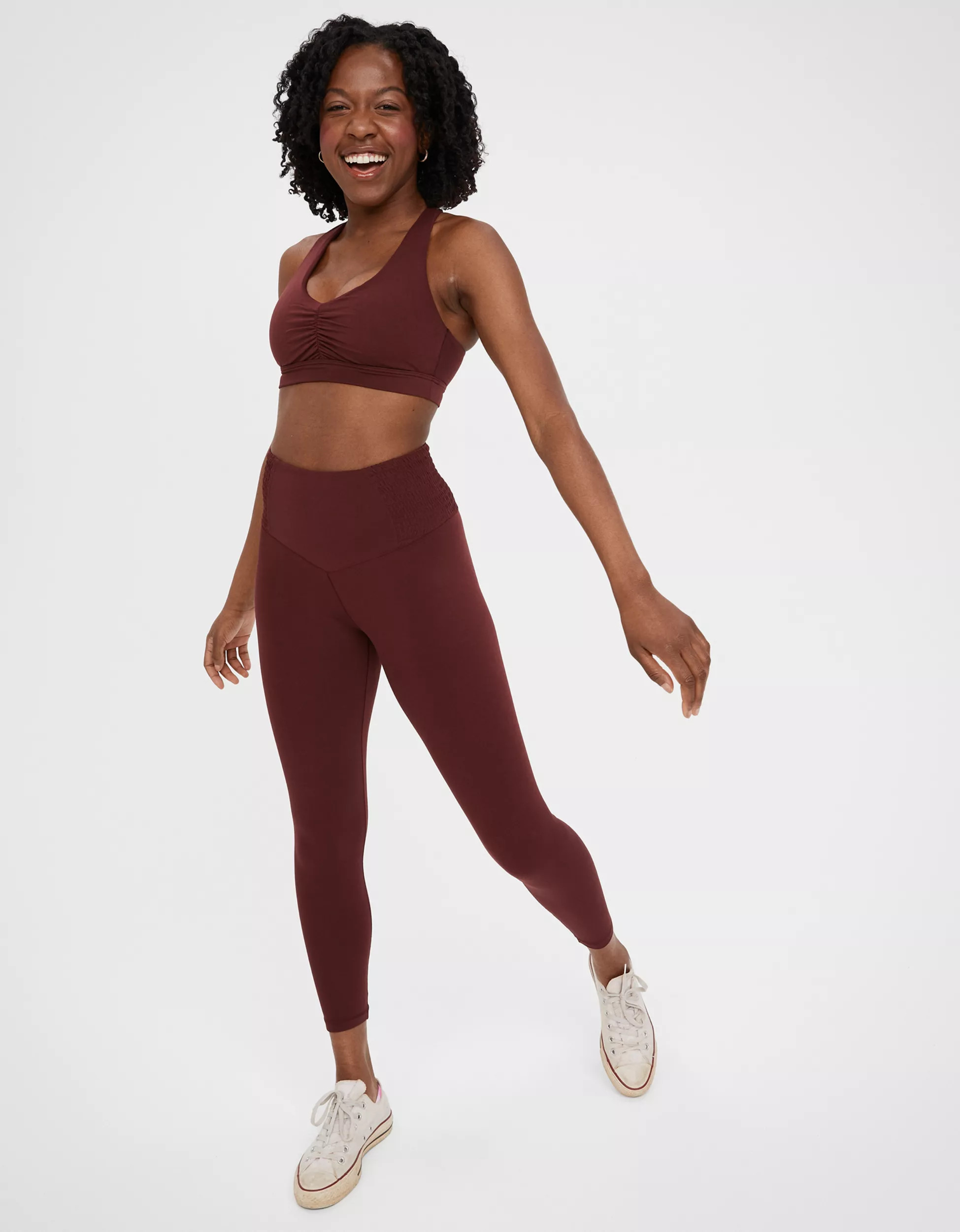 OFFLINE By Aerie Real Me Smocked Legging | Aerie