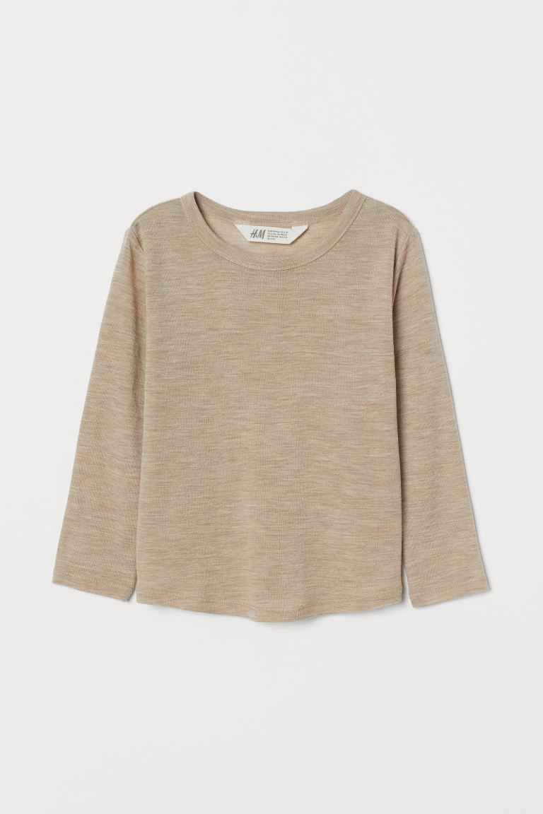 Merino Wool Jersey Shirt | H&M (US + CA)