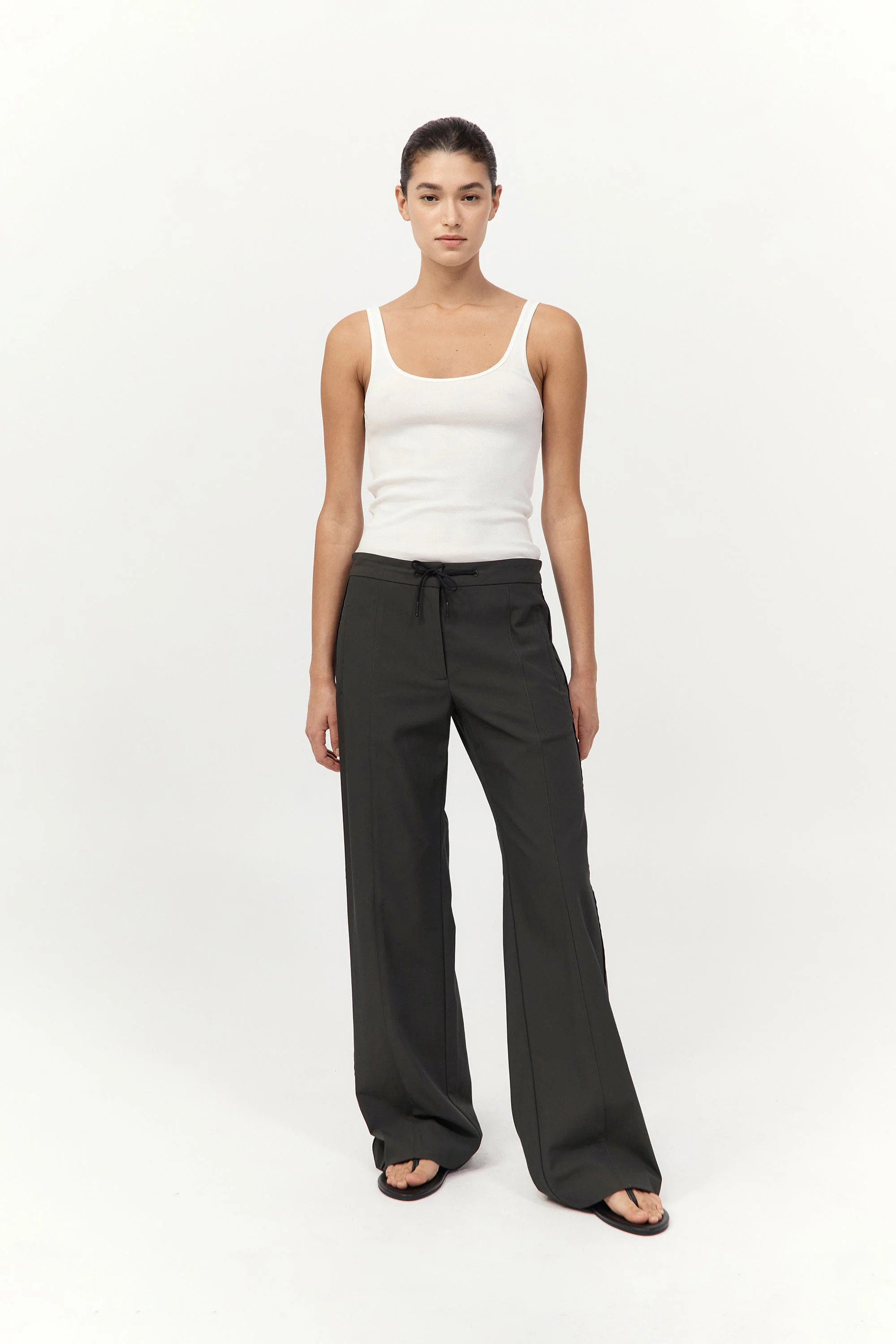 Tailored Track Pants - Black Olive | St. Agni (US, UK, EU)
