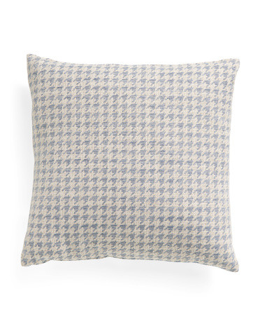 22x22 Houndstooth Pillow | TJ Maxx