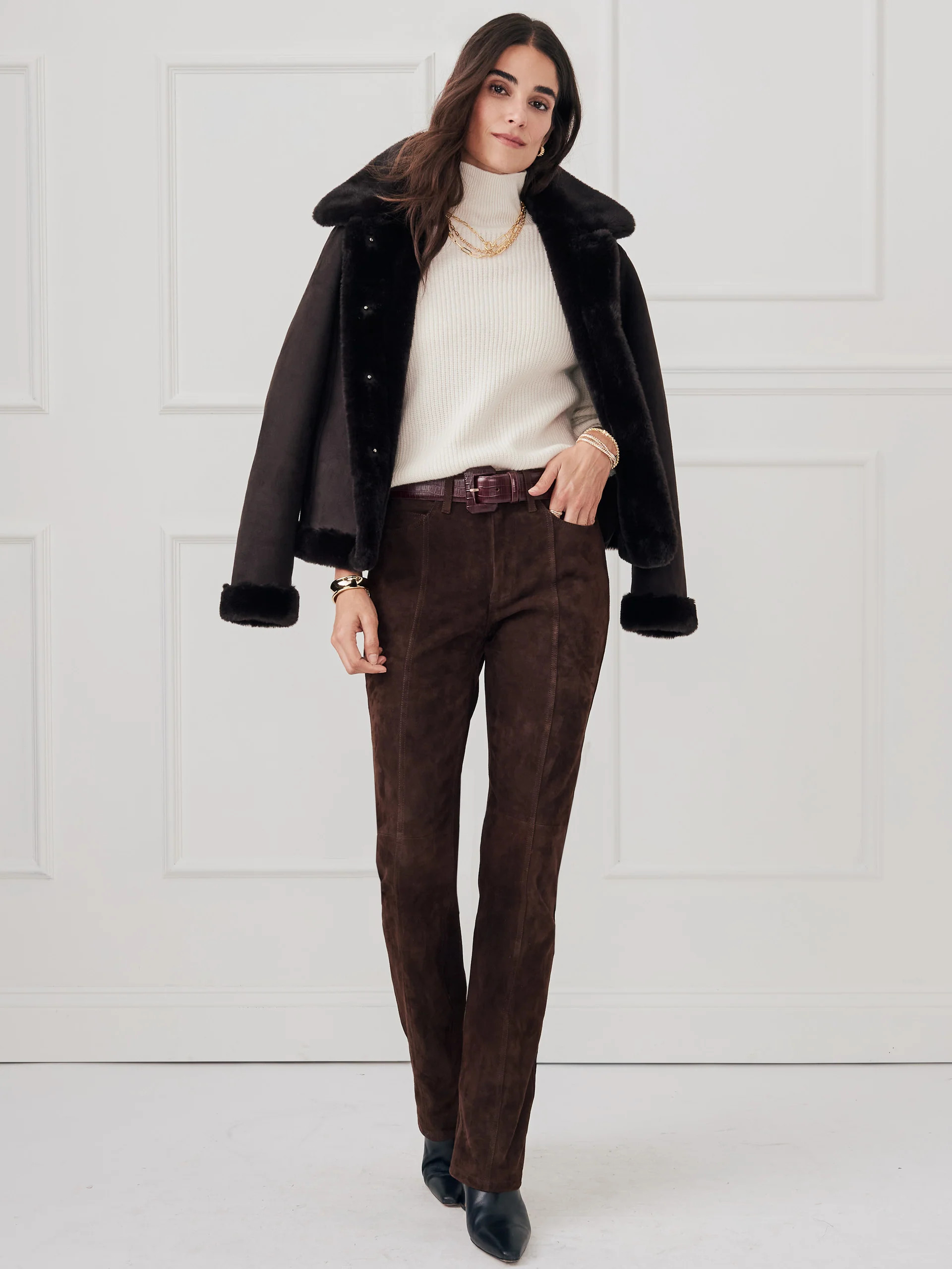 Clearwater Suede Pants | J.McLaughlin