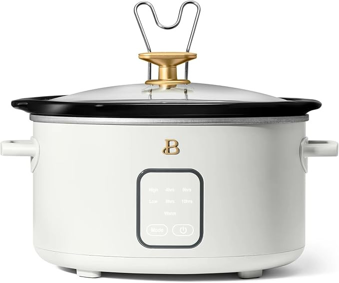 Beautiful by Drew Barrymore 4 Quart Programmable Slow Cooker with Touch Display, Removable Stonew... | Amazon (US)