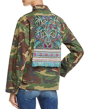 Tricia Fix Embroidered Camo Jacket - 100% Exclusive | Bloomingdale's (US)