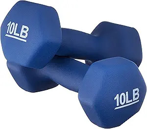 Amazon Basics Neoprene Dumbbell Hand Weights for Exercise and Muscle Toning | Amazon (US)