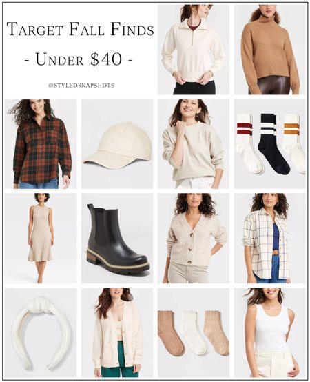 New fall arrivals at Target, all under $40! Just bought the Chelsea boots and they’re so good! 

fall style, fall accessories, fall sweater 

#LTKfindsunder50 #LTKshoecrush #LTKSeasonal