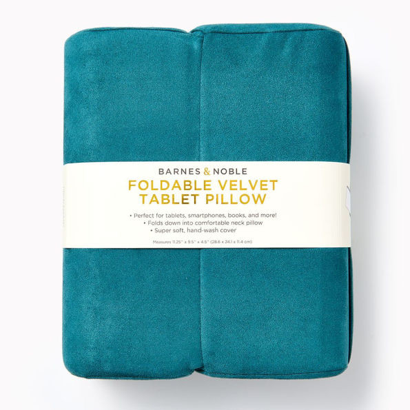 Teal Velvet Tablet Pillow | Barnes & Noble