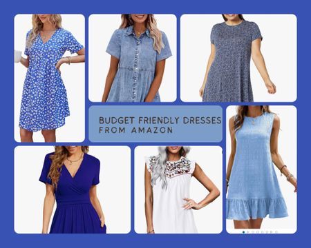 Looking for a budget friendly dress that travels well?  Check out these beauties! All these styles come in a wide range of colors! Resort Wear. Vacation Outfit  

#LTKfindsunder50 #LTKover40 #LTKtravel