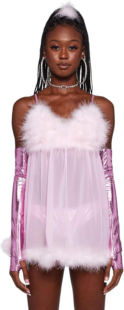 Dolls Kill Austin The Spy Inspired Costume - Sheer Shagged Fembot Outfit by Trickz N' Treatz | Amazon (US)