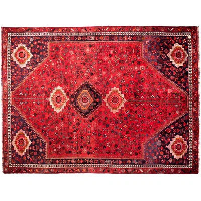 Cahal One-of-a-Kind 7'1" x 9'6" 1970s Area Rug in Red/Blue | Wayfair North America