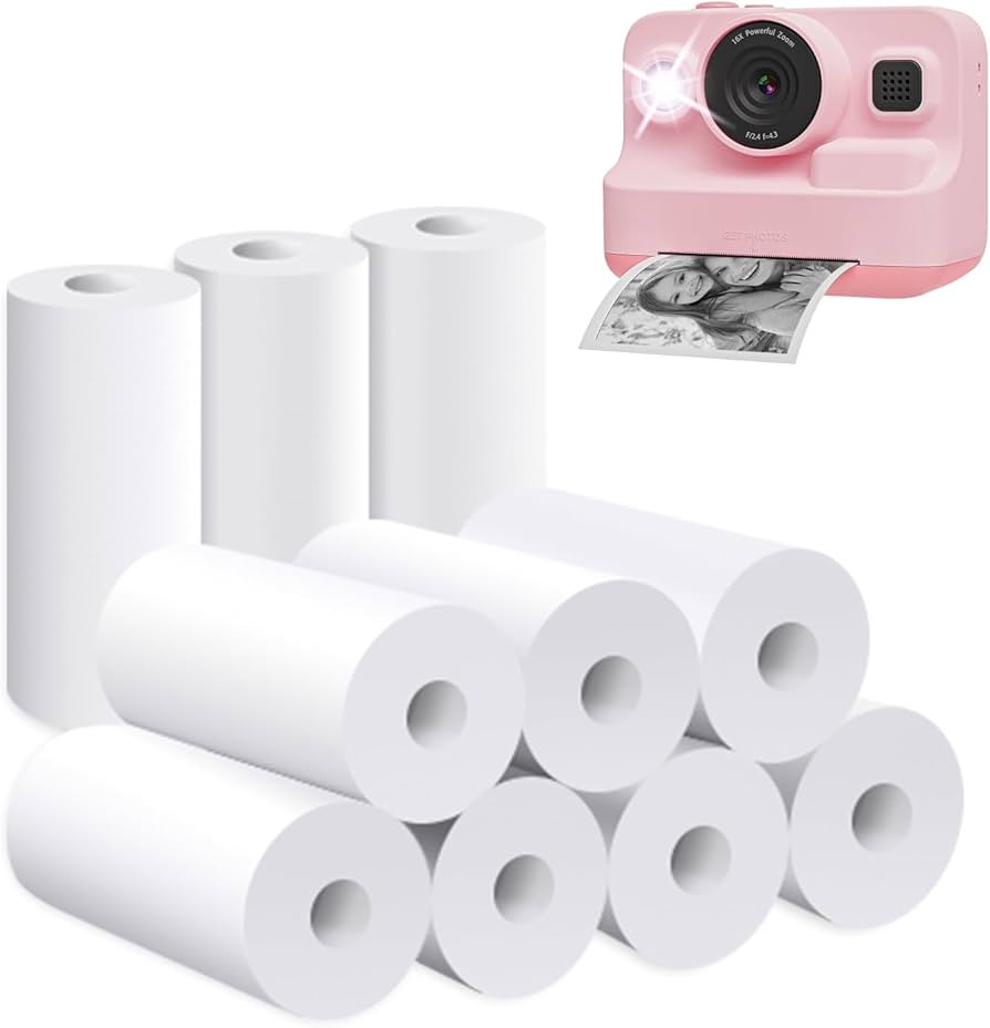 Printing Paper, Printing Camera Refill Thermal Paper 10 Rolls, BPA Free | Amazon (US)