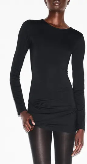 Smooth Layers Crewneck Long Sleeve Minidress | Nordstrom