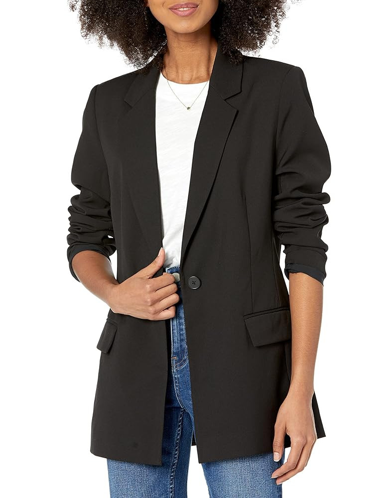 The Drop Women's Blake Long Blazer | Amazon (US)