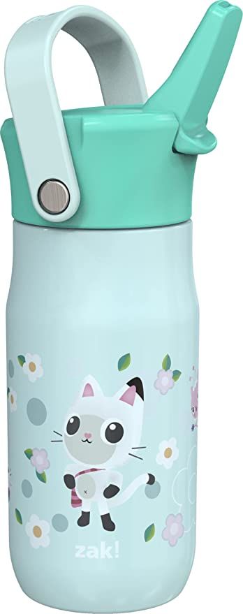 Zak Designs Harmony DreamWorks Gabby's Dollhouse Kid Water Bottle for Travel or At Home, 14oz Rec... | Amazon (US)
