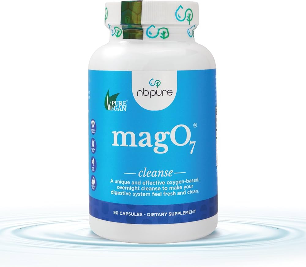 nbpure MagO7 - Natural Colon Cleanse & Detox | Occasional Constipation Relief, Stool Softening, &... | Amazon (US)