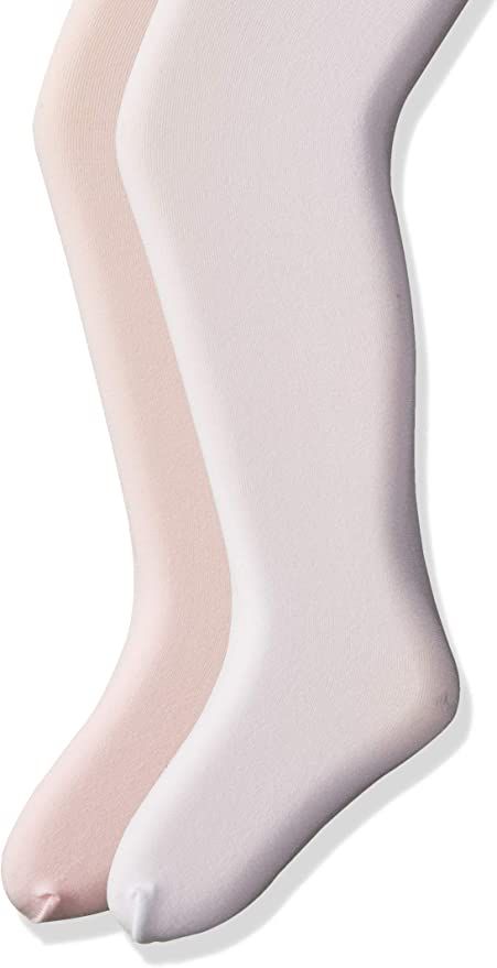 Jefferies Socks girls Smooth Microfiber Tights 2 Pair Pack | Amazon (US)