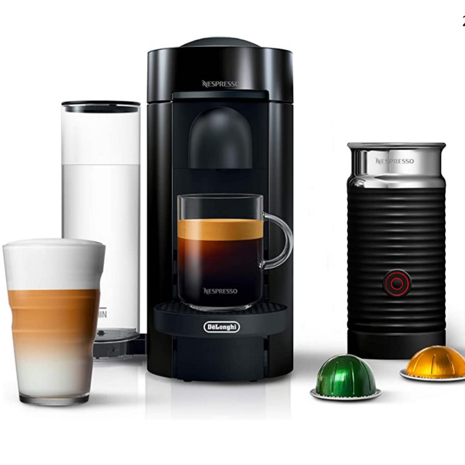 PRIME DAY DEAL: My current model of the Nespresso machine with a milk frother! 