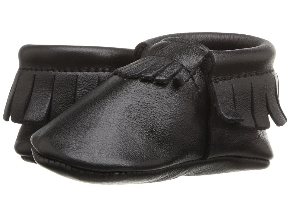 Freshly Picked - Soft Sole Moccasins (Infant/Toddler) (Ebony) Girl's Shoes | Zappos