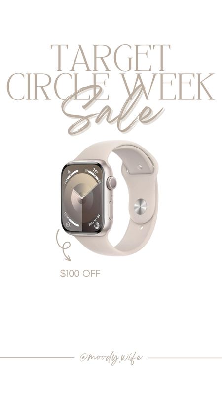 Apple Watch Sale at Target - $100 OFF 

#LTKxTarget #LTKsalealert #LTKGiftGuide
