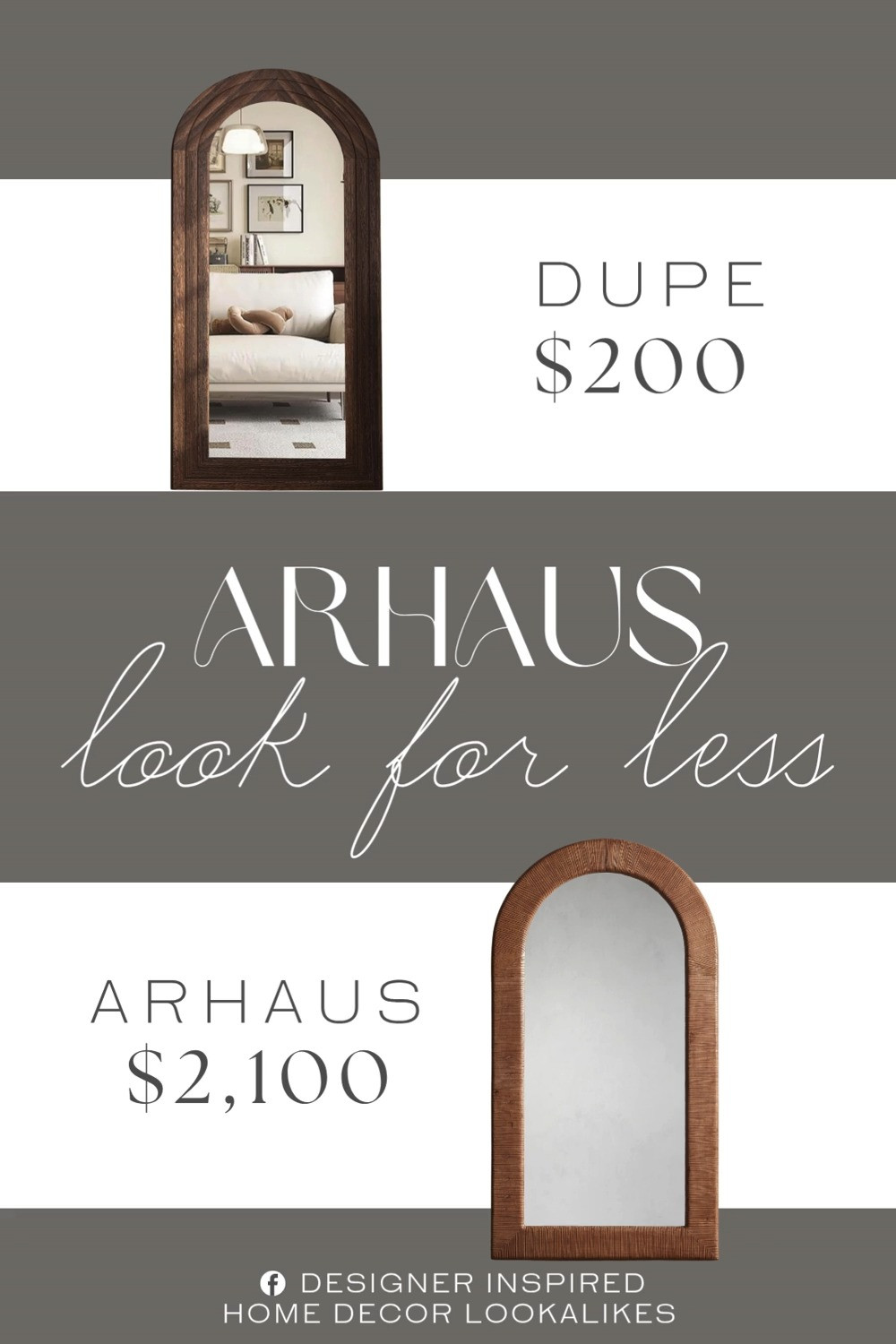 Inspired by Arhaus Arch Floor Mirror. Arched Top Full Length Mirror. Elegant Arch Wall Mirror. Solid Wood Frame Arch Mirror. Wooden Full Length Floor Mirror. Rustic Wood Arch Mirror. Farmhouse Arch Floor Mirror. Modern Rustic Full Length Mirror. 

Home more affordable option find copy cat similar look for less budget friendly affordable cheap cheaper beautiful pretty. Clearance sale coupon code discount code promo code luxury lookalike look a like Inspo inspiration inspired by idea ideas Love like these? I share multiple every day in my FB group.
#arhausinspired #archedmirror #floormirror #fulllengthmirror #archmirror #homemirror ##decorinspo #farmhousedecor #homefinds  

 #LTKHome