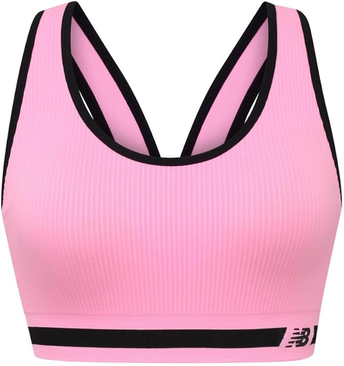 New Balance Womens Seamless, Racerback Sports Bra with Allover Texture and Engineered Breathabili... | Amazon (US)